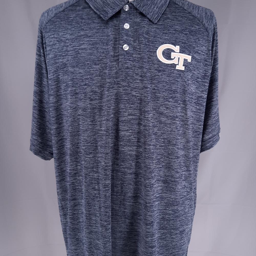 Georgia Tech Polo Golf Shirt Men's 3XL Chiliwear Sport Embroidered - Picture 2 of 9